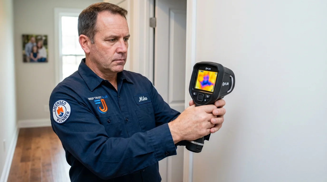 Thermal imaging leak detection by Johns Plumbing LLC in Heber